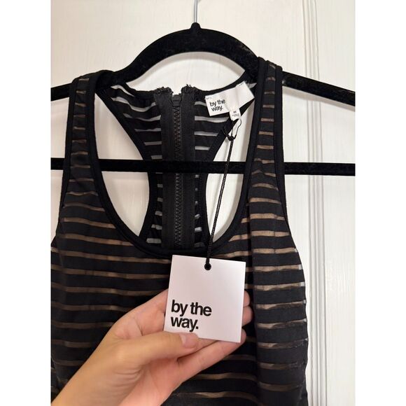 Revolve By The Way Black Racerback Bodysuit - Picture 4 of 6